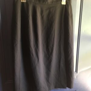 Black Mid Length Skirt